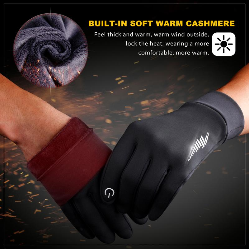 Skavix Waterproof Touchscreen Winter Gloves – Windproof, Thermal Warm Gloves for Cold Weather, Men & Women