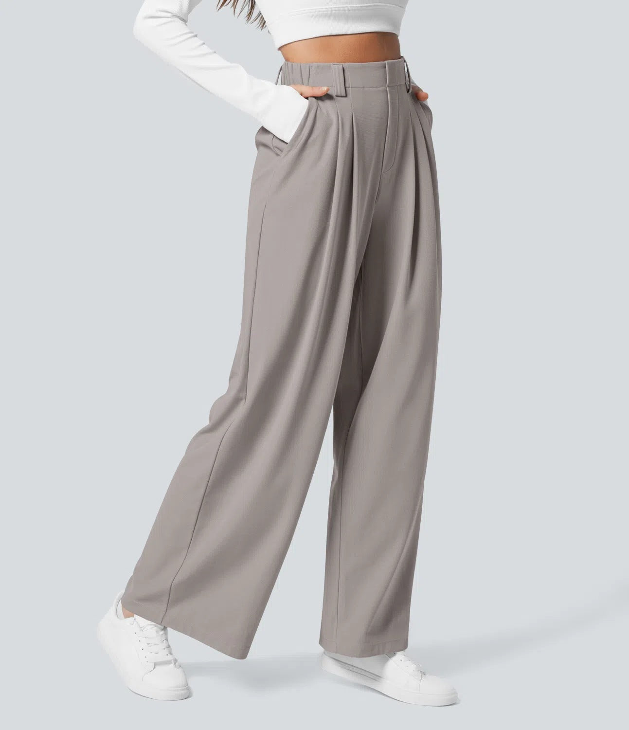 🔥🔥Special Offers .Premium Wide-Leg Work Pants designed for all day comfort office ready, yoga comfy.